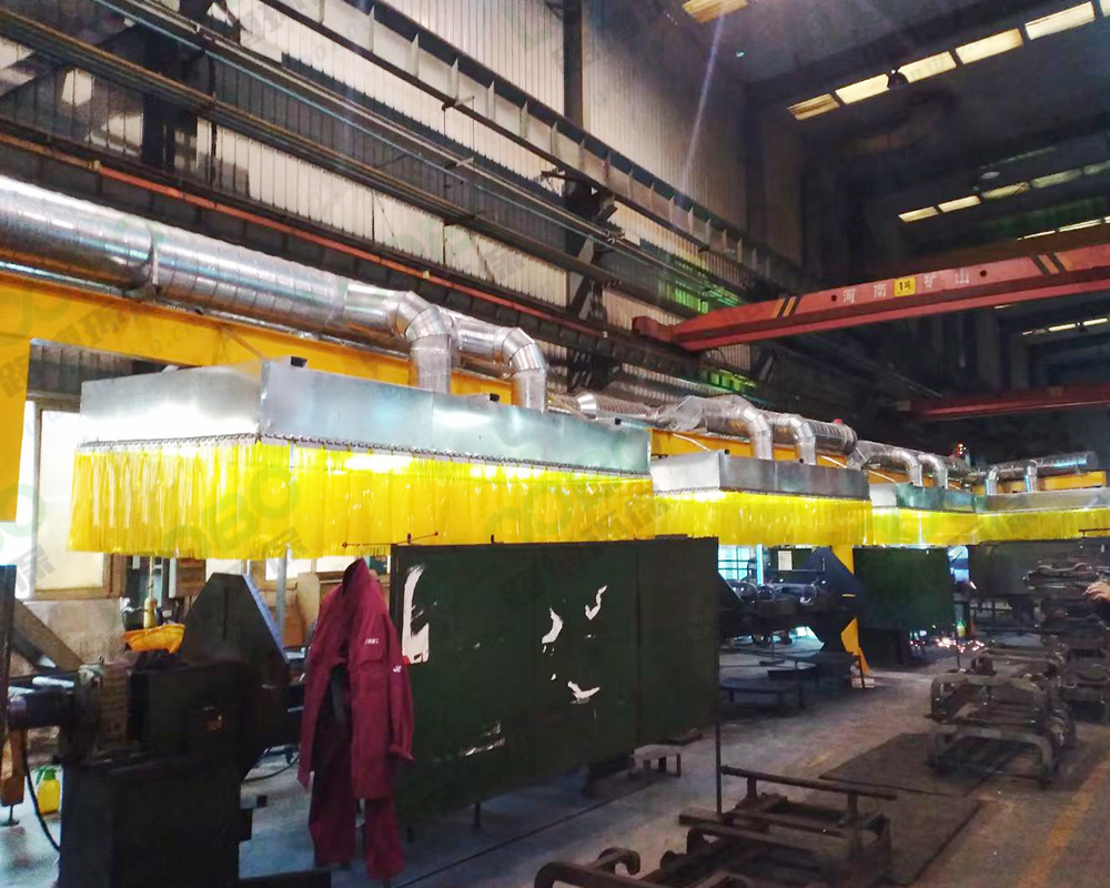 焊接煙塵治理項(xiàng)目順利竣工—工程機(jī)械行業(yè)案例